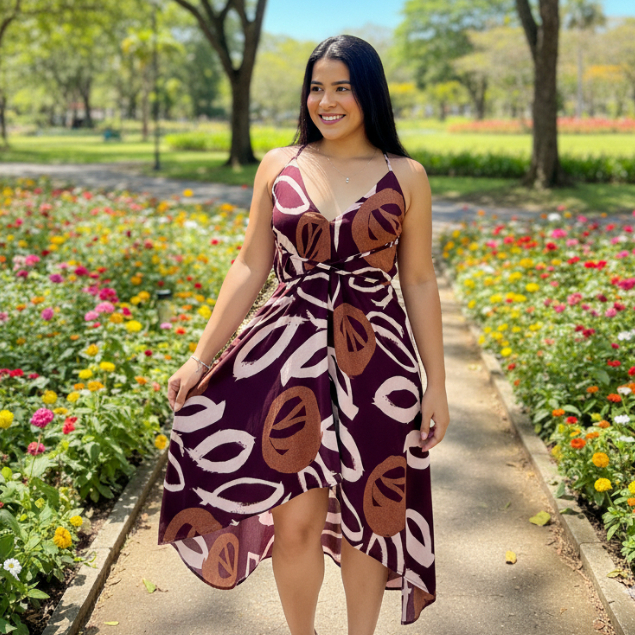 Vestido lenço de ponta multiformas envelope soltinho feminino indiano festas moda praia