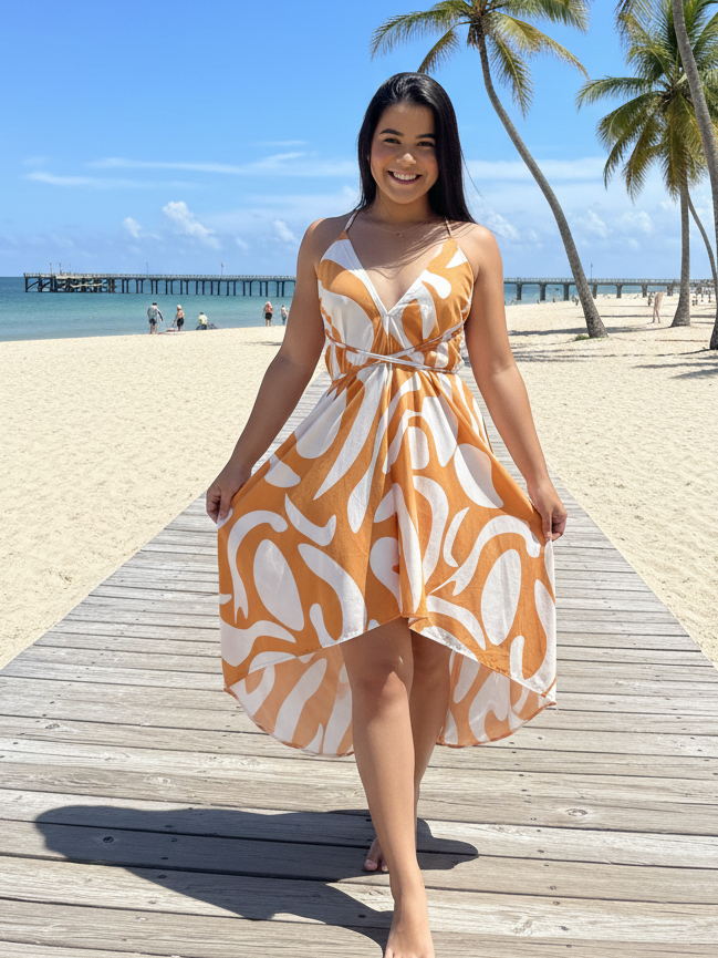 Vestido lenço de ponta multiformas envelope soltinho feminino indiano festas moda praia