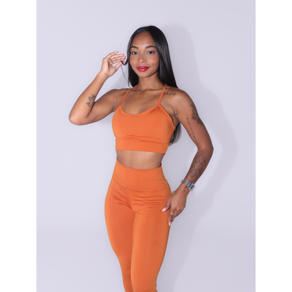 Conjunto Top e Legging Alcinha Nadadora Fitness Academia Treino