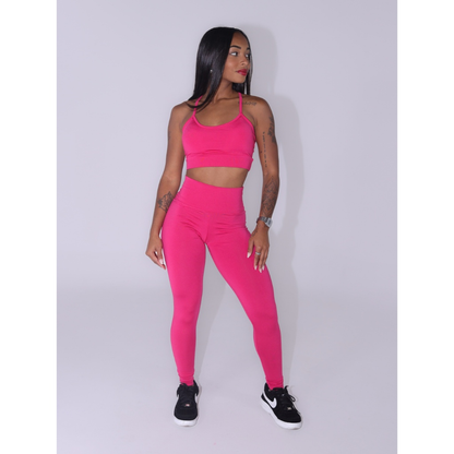 Conjunto Top e Legging Alcinha Nadadora Fitness Academia Treino