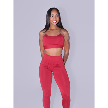 Conjunto Top e Legging Alcinha Nadadora Fitness Academia Treino