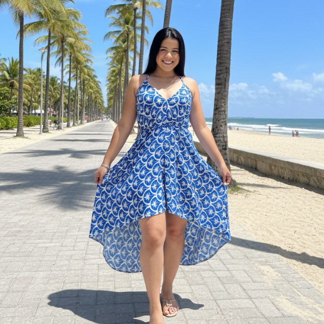 Vestido lenço de ponta multiformas envelope soltinho feminino indiano festas moda praia